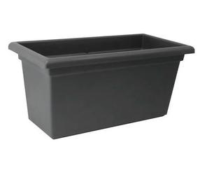 Цветочный горшок Plastkon 81293, пластик, 100 см, Ø 36 см, антрацитовый цв.