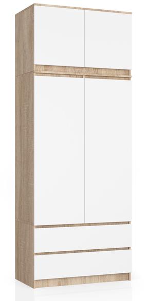 Spinta Akord Furniture Factory S90, ąžuolo sp., 90 cm x 51 cm x 234 cm