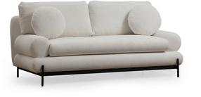 Sofa Hanah Home Livorno 2-Seat, balta sp., 92 x 188 cm x 85 cm