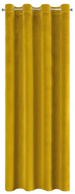 Ночная штора ZKDN-08, горчичный цв., 140 см x 250 см