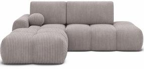 Kampinė sofa Vittario, ruda sp., 170 x 227 cm x 95 cm
