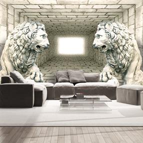 Fototapetas Artgeist Chamber Of Lions MNEW011388, 105 cm x 105 cm