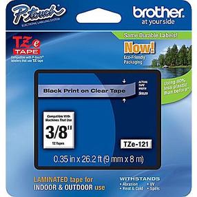 Лентa с этикетками Brother TZ-E121, 800 см