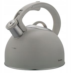Arbatinukas su švilpuku Klausberg KB-7912, 2.5 l, pilka sp.