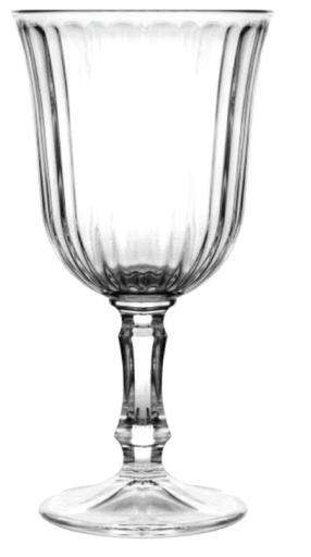 Vīna glāžu komplekts Hermia Splendid, stikls, 0.24 l, 4 gab., pelēka krās.