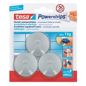 Drabužių kabliukas Tesa Powerstrips, chromo sp.