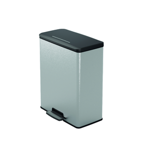 Šiukšliadėžė Curver Deco Bin, sidabro sp., 65 l, 31.6 cm x 48.6 cm