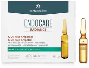 Ампулы для ухода за лицом Endocare Radance C Oil-Free, 10 шт.