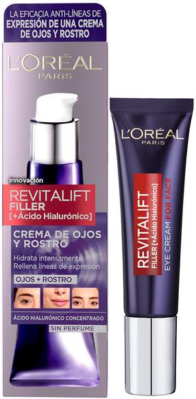 Paakių kremas L’Oréal Paris Revitalift Filler, 30 ml