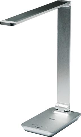 Darba galda gaismeklis Tiross TS1815-SREBRNA, LED, 10W, sudraba krās./sudraba krās.