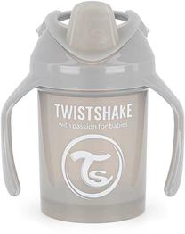 Vaikiška gertuvė Twistshake Mini 78272, 230 ml, 4 mėn., 8 cm, polipropilenas (pp)/termoplastinė guma (tpe), pilka sp.