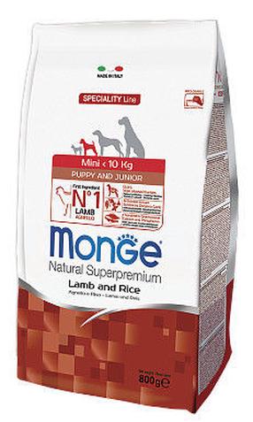 Сухой корм для собак Monge Speciality Line, баранина/рис, 0.8 кг