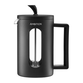 Kavinukas French Press Ambition Aaron, 0.6 l, skaidri sp./juoda sp.