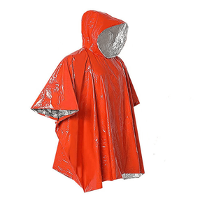 Lietus apģērbs universāls Tomaz Sport Essential Survival Rain, oranža krās., Universāls izmērs