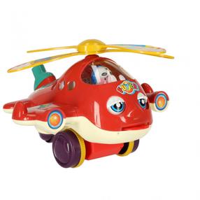 Stumjamās rotaļlietas Cart Helicopter, 54.5 cm, sarkana krās.