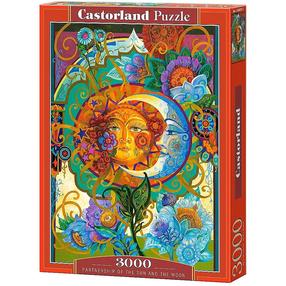 Puzle Castorland 3000 el. Partnership Of The Sun And Moon C-300679, 68 cm x 92 cm, 3000 gab., daudzkrāsaina