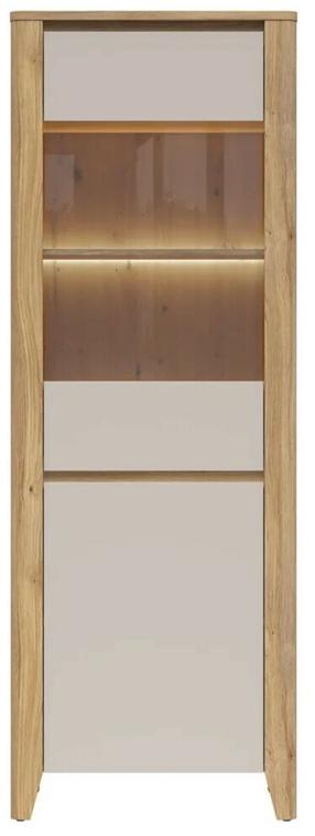 Vitrina Sawira II, kašmyro sp./mauvella sp., 42.5 cm x 71 cm x 200 cm