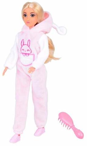 Lėlė su priedais Anlily Animal Jumpsuits ZA5418, 30 cm, rožinė sp.