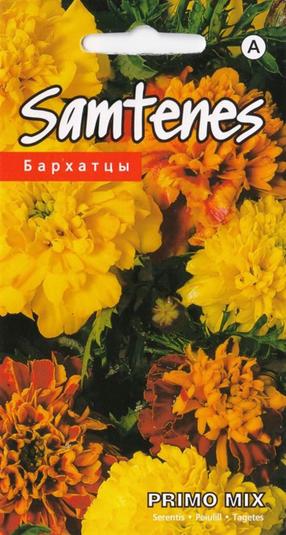 Семена Kurzemes sēklas бархатцы Primo Mix, 4 г