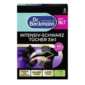 Skalbimo servetėlė Dr.Beckmann Dark Fabrics 3in1, 8 vnt.