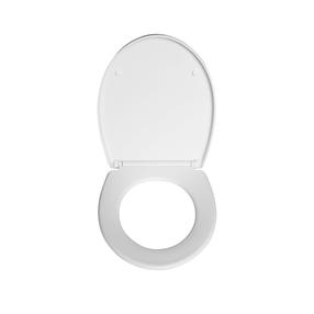 Unitazo sėdynė su dangčiu Domoletti PP-E1, balta sp., 43 cm x 36.3 cm