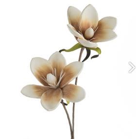 Dirbtinė gėlė Flore Flower Decor, balta sp./žalia sp., 70 cm x 17 cm