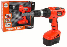 Rotaļu meistara instruments, skrūvgriezis Lean Toys Tools, oranža krās.