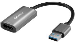 Adapteris Sandberg HDMI Capture Link to USB