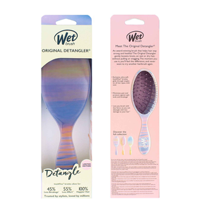 Juuksehari Wet Brush Original Detangler Desert Afterglow, roosa v./violetne v.