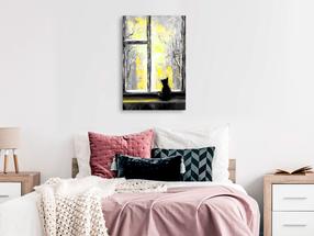 Репродукция Artgeist Longing Kitty HK8868-DKXL, 80 см x 120 см