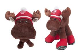 Žaislas šuniui, pliušinis Flamingo Moose, (spalva/dizainas parenkami atsitiktine tvarka)