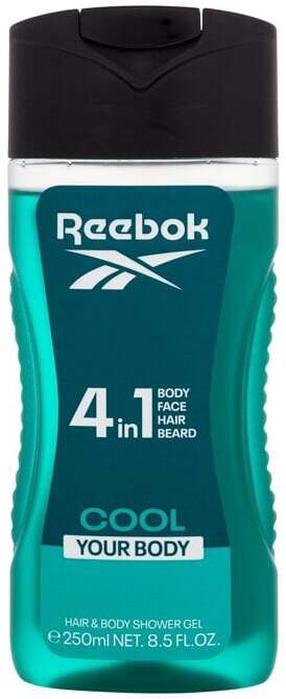 Ķermeņa mazgāšanas želeja vīriešiem Reebok Cool Your Body, 250 ml