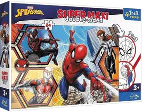 Puzle Trefl Super Maxi Spiderman 41006, 40 cm x 60 cm, 24 gab., daudzkrāsaina