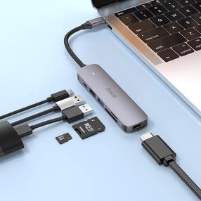 Dock jaam Hoco HB28 USB Type-C, HDMI, hall v.