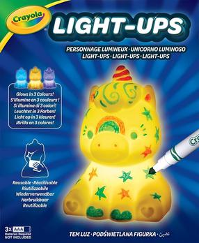 Rotaļlietu krāsošanas komplekts, lampa Crayola Light Up 74-7636, (krāsa/dizains tiek izvēlēts nejauši)
