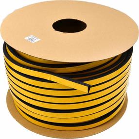 Sandarinimo juosta Diana Cyclone Double-Seal D Profile, 100 m x 9 mm