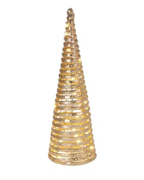 Dekorācija ar LED apgaismojumu, 40 cm, zelta krās.