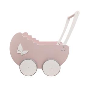 Leļļu ratiņi 4IQ Doll Stroller, rozā krās.