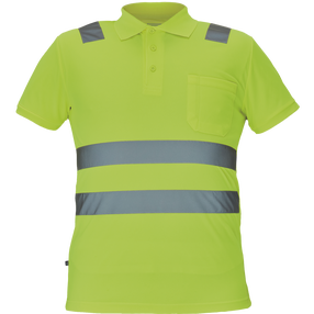 Darba krekls vīriešu Cerva Jaen HV, dzeltena krās., XXXXL izmērs