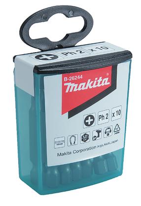 Kruvikeeraja otsikute komplekt Makita B-26244, PH2, 50 mm, 1/4"