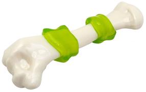 Žaislas šuniui, tąsymui Gimborn Interactive Bacon Bone 60804, 17.8 cm, balta sp./žalia sp., 17.8 cm