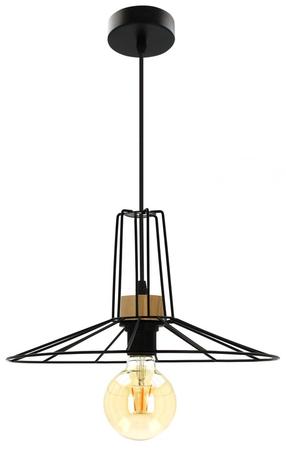 Šviestuvas kabinamas Britop Ferro, E27, 1 x 60 W, juoda sp. / ruda sp.