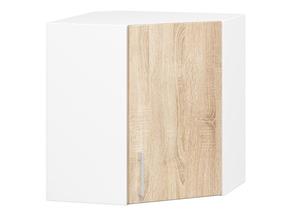 Viršutinė virtuvinė spintelė Akord Lima, balta/sonoma ąžuolo, 30.5 cm x 60 cm x 58 cm
