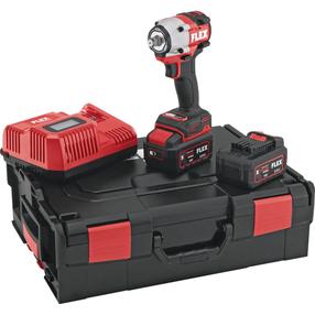 Akumuliatorinis veržliasukis FLEX IW 1/2" 400 18.0-EC 5.0, 18 V, 5000.0 mAh