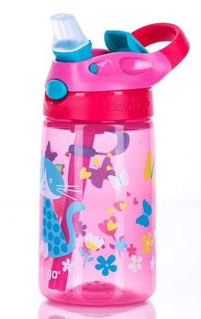 Vaikiška gertuvė Contigo Gizmo Flip CON2116113, 420 ml, 3 m., plastikas, rožinė sp.