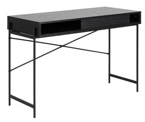 Rašomasis stalas Home4you Angus AC90079, juodas