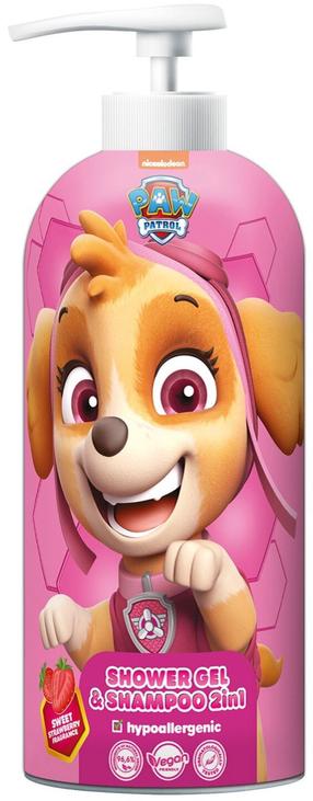 Vaikiška dušo želė ir šampūnas Nickelodeon Paw Patrol Skye, 1000 ml