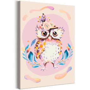 Glezna pēc numuriem Artgeist Owl Chic MA_0568, daudzkrāsaina, 40 x 60 cm
