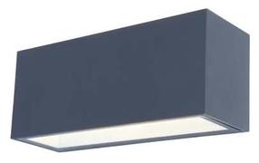 Āra sienas lampa Lutec Gemini, 46W, LED, IP54, tumši pelēka krās., 30 cm x 10.8 cm