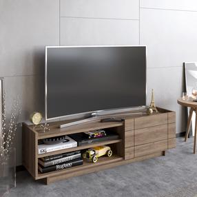 TV galds Kalune Design Valantina, valriekstu krās., 140 cm x 37.1 cm x 41.4 cm